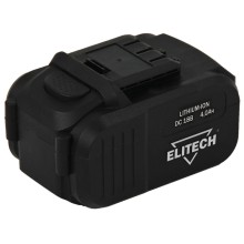 Аккумулятор ELITECH 18В,4.0АчLi-ion,для ДА 18СЛК,слайдер