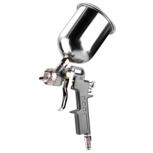 Краскопульт пневматический DEKO DKSG01 с верхним бачком, 500мл. Краскопульт пневматический DEKO DKSG01 с верхним бачком, 500мл.