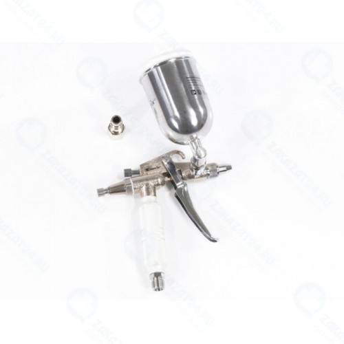 Краскораспылитель пневматический MATRIX 57318 для финишных работ с верхним бачком V 0,1 л, сопло D 0,5 мм