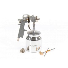 Краскораспылитель пневматический MATRIX 57317 с нижним бачком V 0,75 л, сопло D 1.2, 1.5 и 1.8 мм Краскораспылитель пневматический MATRIX 57317 с нижним бачком V 0,75 л, сопло D 1.2, 1.5 и 1.8 мм