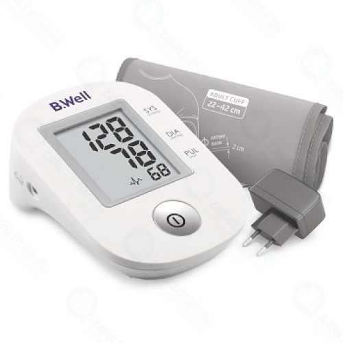 Тонометр B.Well PRO-33 автоматический + Манжета M-L + Адаптер