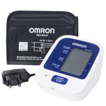 Тонометр OMRON M2 Classic автоматический + Адаптер + Универсальная манжета (HEM-7122-ALRU)