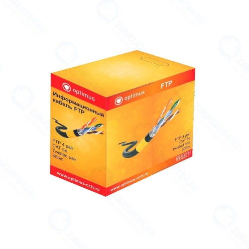 Кабель Optimus FTP-5e 4x2x0.51 Cu (outdoor) 305м