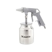 Пистолет пескоструйный MATRIX 57326, с нижним бачком, пневматический