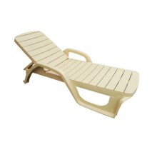 Лежак Прованс арт.3730-МТ002, пластик (бежевый)