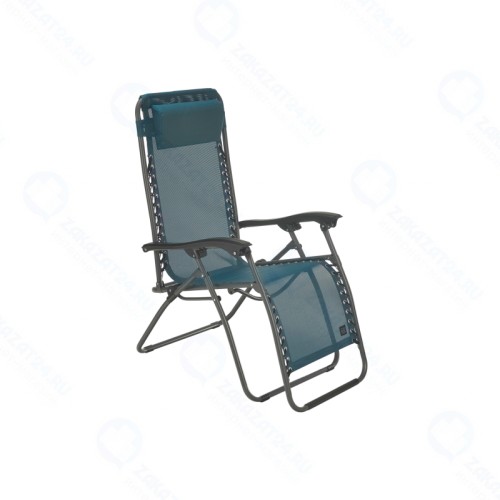 Кресло-шезлонг складное GoGarden FIESTA, 94x69x112 см, сини (петроль)