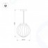 Уличный подвесной светодиодный светильник Arlight LGD-Pearl-Hang-7W Warm3000 030004
