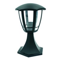 Светильник садово-парк. Camelion PP5104 C02 НТУ 07-60-003 У1 «Валенсия 1» черный, 6-гран., пластик, 230В,