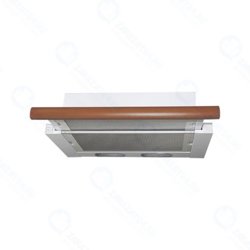 Кухонная вытяжка Elikor Интегра 60П-400-В2Л белый/бук орех