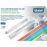 Линейный светильник (UL-00006463) Uniel ULW-T41B T8x1/L126 IP65 White