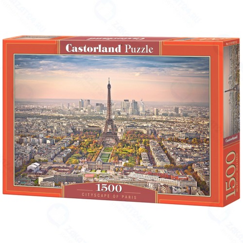 Пазл CASTORLAND Вид Парижа. 1500 элементов