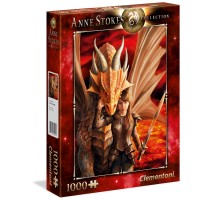Пазл CLEMENTONI Anne Stokes Сила дракона, 1000 дет.