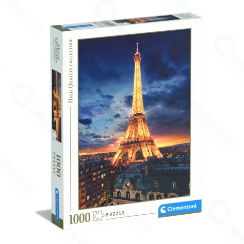 Пазл CLEMENTONI Огни Эйфелевой башни, 1000 дет.