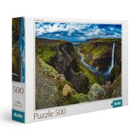 Пазл DODO Водопад Хайфос. Южная Исландия 500 эл.