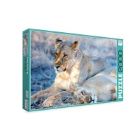 Пазл ФРЕЯ Львиная нежность, 2000 элементов