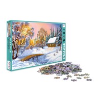 Пазл ФРЕЯ Морозный вечер, 1000 элементов