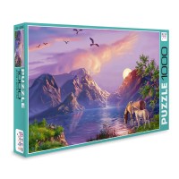 Пазл ФРЕЯ На водопое, 1000 элементов