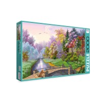 Пазл ФРЕЯ Персики в цвету, 2000 элементов