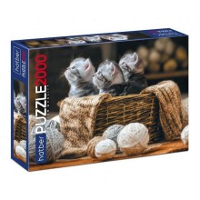 Пазл HATBER Premium Хвостатые полосатые 2000 эл.