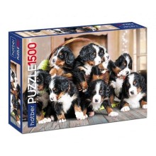 Пазл HATBER Premium Щенячья нежность 1500 эл.