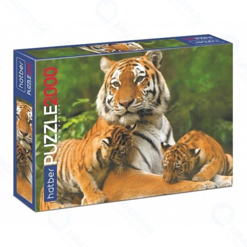 Пазл HATBER Premium Тигриные истории 2000 эл.