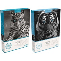 Пазл ORIGAMI 05328/5330 Виа Терра. Король ночи/Хищный взгляд, 360 элементов