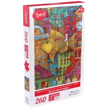 Пазл ORIGAMI Astrel. Белые коты в городе. 260 элементов Пазл ORIGAMI Astrel. Белые коты в городе. 260 элементов