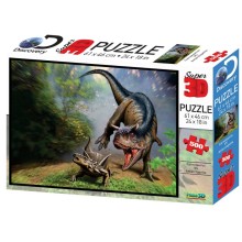 Стерео пазл PRIME 3D Карнотавр против антарктопельты, 500 дет. Стерео пазл PRIME 3D Карнотавр против антарктопельты, 500 дет.