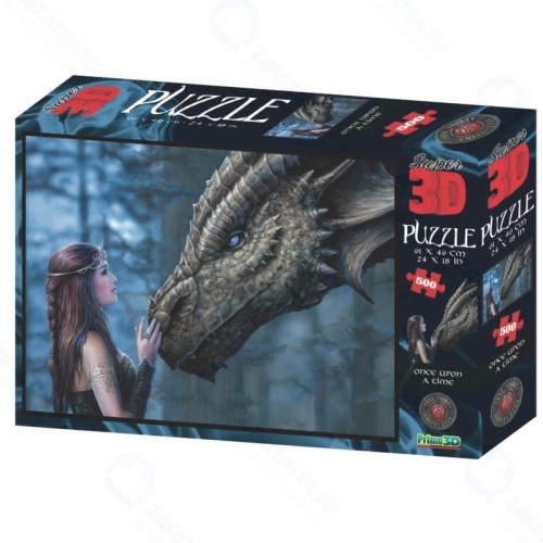 Стерео пазл PRIME 3D Однажды 500 дет.