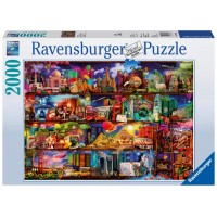 Пазл RAVENSBURGER Книжный мир, 2000 эл.