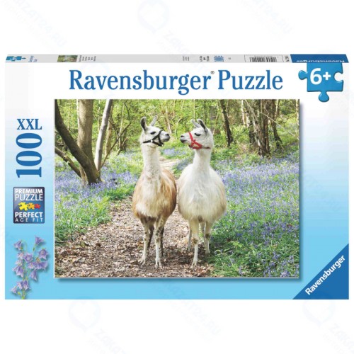 Пазл RAVENSBURGER Ламы, 100 эл.