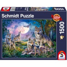 Пазл SCHMIDT Волчья стая 1500 дет. Пазл SCHMIDT Волчья стая 1500 дет.