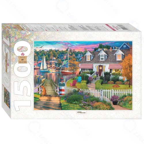 Пазл STEP PUZZLE Дом в гавани Чарльз Харбор 1500 эл.