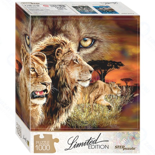 Пазл STEP PUZZLE Найди 10 львов, 1000 элементов