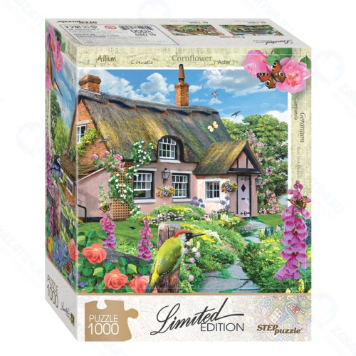 Пазл STEP PUZZLE Розовый коттедж, 1000 элементов