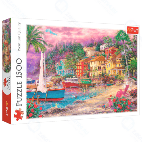 Пазл TREFL На золотых берегах, 1500 деталей