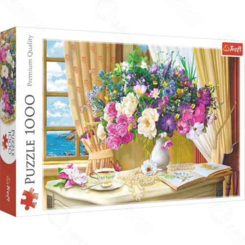 Пазл TREFL Утренние цветы, 1000 деталей