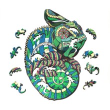 Деревянный пазл EWA Хамелеон XL (37x28 см)