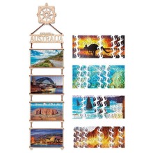 Деревянный пазл EWA Карта мира. Австралия (70x18 см)