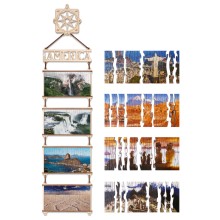 Деревянный пазл EWA Карта мира. Южная Америка (70x18 см)