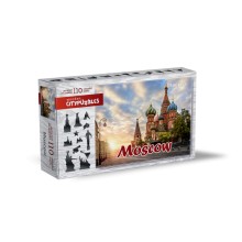 Фигурный деревянный пазл НЕСКУЧНЫЕ ИГРЫ 8183 Citypuzzles Москва, 110 элементов