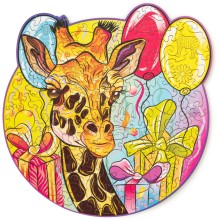 Деревянный пазл WOOD TRICK Грациозный Жираф (24x23 см)