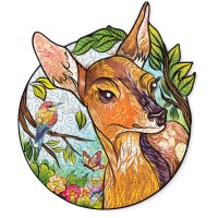 Деревянный пазл WOOD TRICK Очаровательный Олененок (28x23 см)