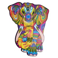 Деревянный пазл WOOD TRICK Великолепный Слон (36x28см)