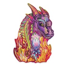 Деревянный пазл WOOD TRICK Волшебный Дракон (35x24см)