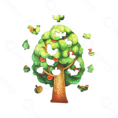 Деревянный пазл WOODLANDTOYS 147103 Супер Дерево