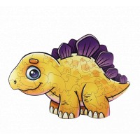 Деревянный пазл WOODLANDTOYS 147104 Динозаврик