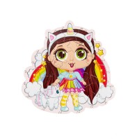 Пазл WOODLANDTOYS 147210 Кукла с единорогом
