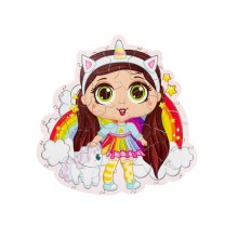 Пазл WOODLANDTOYS 147210 Кукла с единорогом