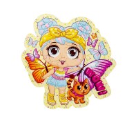 Пазл WOODLANDTOYS 147211 Кукла с котиком